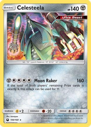 Celesteela/168 - SM  Celestial Storm Holofoil
