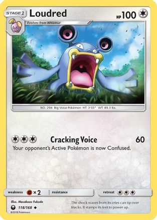 Loudred/168 - SM  Celestial Storm