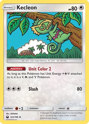Kecleon/168 - SM  Celestial Storm