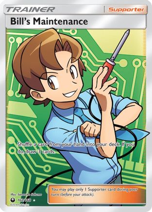 Bill's Maintenance (Full Art)/168 - SM  Celestial Storm Holofoil