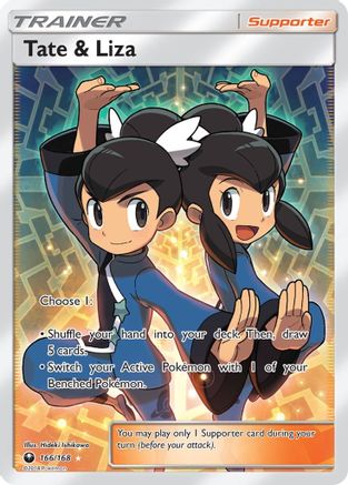 Tate & Liza (Full Art)/168 - SM  Celestial Storm Holofoil