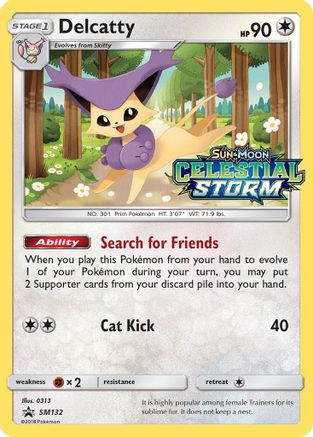 Delcatty - SM132 (Prerelease)/248 - SM Promos Holofoil