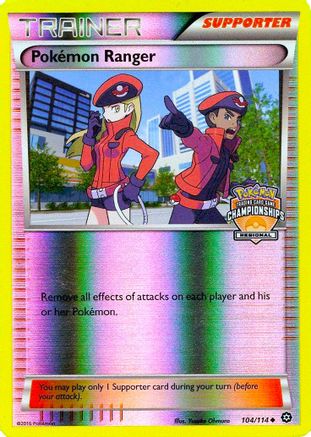 Pokemon Ranger - 104/114 (Regional Championships) - League & Championship Cards Reverse Holofoil