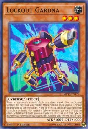 Lockout Gardna (MP18-EN170) - 2018 Mega-Tins Mega Pack 1st Edition