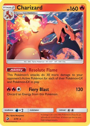 Charizard 3/70 - Dragon Majesty