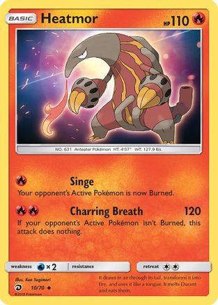 Heatmor/70 - Dragon Majesty Reverse Holofoil
