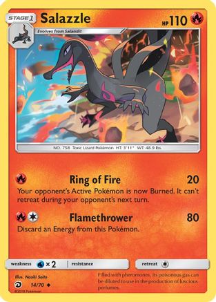 Salazzle/70 - Dragon Majesty
