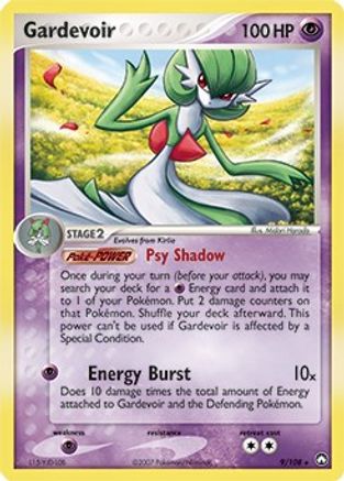 Gardevoir - 9/108 (EX Power Keepers) - Deck Exclusives