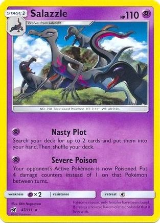 Salazzle - 47/111 (SM Crimson Invasion) - Deck Exclusives