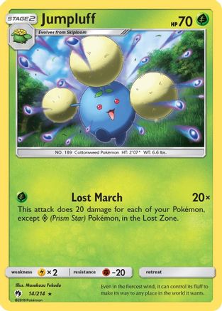 Jumpluff/214 - SM  Lost Thunder Holofoil
