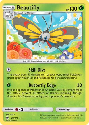 Beautifly/214 - SM  Lost Thunder