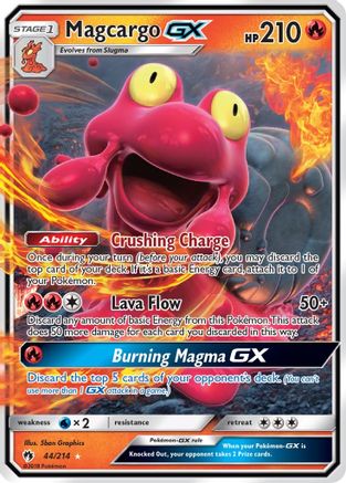 Magcargo GX/214 - SM  Lost Thunder Holofoil