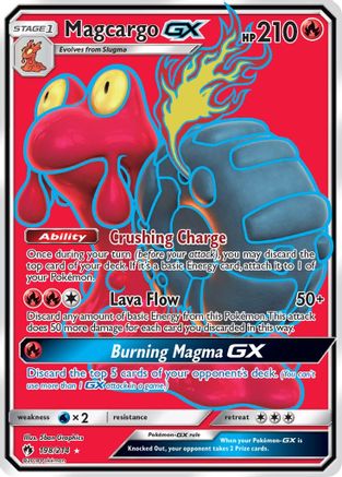 Magcargo GX (Full Art)/214 - SM  Lost Thunder Holofoil
