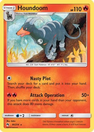 Houndoom 46/214 - SM  Lost Thunder