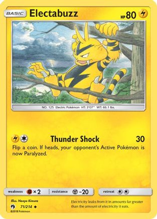 Electabuzz/214 - SM  Lost Thunder