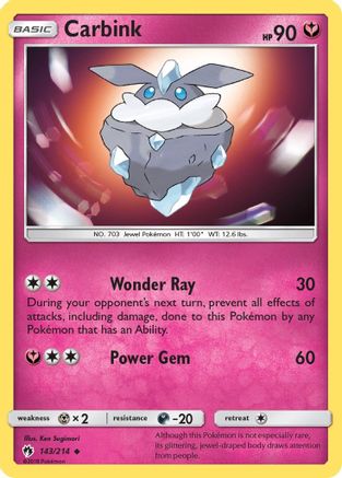 Carbink (143) 143/214 - SM  Lost Thunder