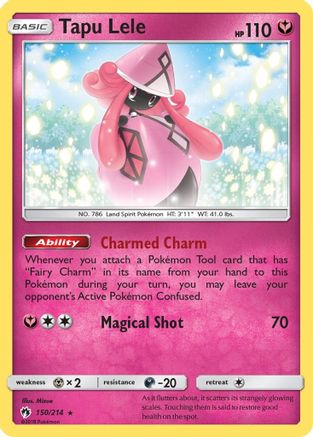 Tapu Lele/214 - SM  Lost Thunder Reverse Holofoil