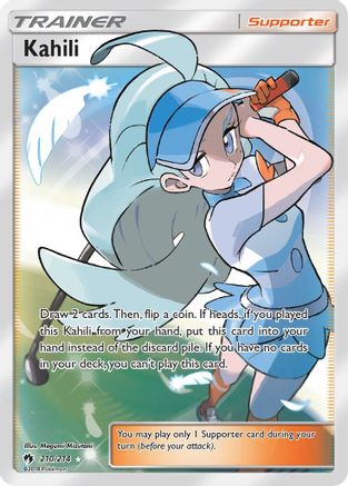 Kahili (Full Art)/214 - SM  Lost Thunder Holofoil