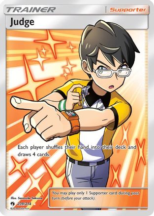 Judge (Full Art) 209/214 - SM  Lost Thunder Holofoil