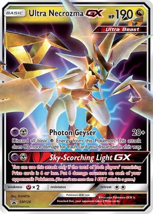 Ultra Necrozma GX - SM126/248 - SM Promos Holofoil