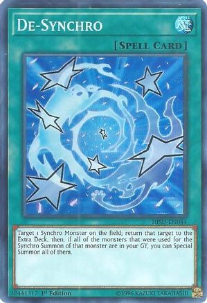 De-Synchro (HISU-EN044) - Hidden Summoners 1st Edition