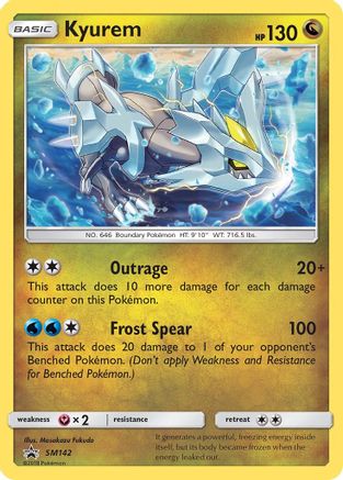 Kyurem - SM142/248 - SM Promos Holofoil