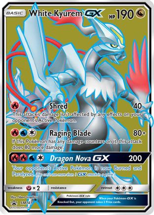 White Kyurem GX - SM141/248 - SM Promos Holofoil