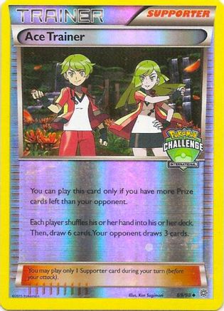 Ace Trainer - 69/98 (International Challenge) [Staff] - League & Championship Cards Reverse Holofoil