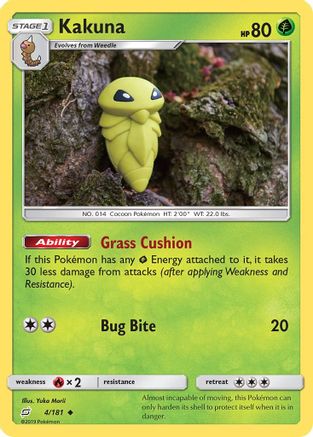 Kakuna 4/181 - SM  Team Up