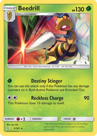 Beedrill/181 - SM  Team Up