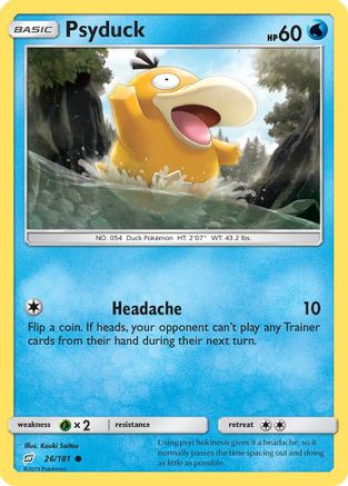 Psyduck 26/181 - SM  Team Up Reverse Holofoil