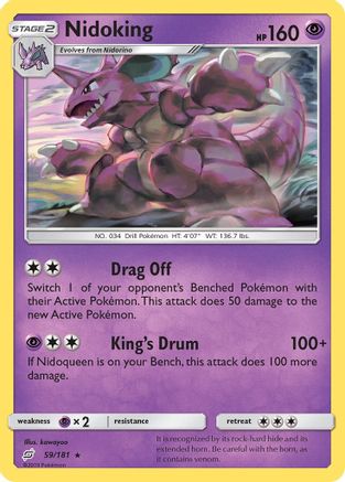 Nidoking/181 - SM  Team Up