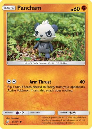 Pancham 81/181 - SM  Team Up Reverse Holofoil