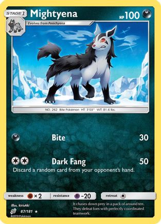 Mightyena 87/181 - SM  Team Up Reverse Holofoil