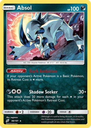 Absol 88/181 - Team Up Reverse Holofoil