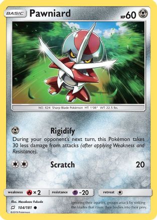 Pawniard/181 - SM  Team Up Reverse Holofoil