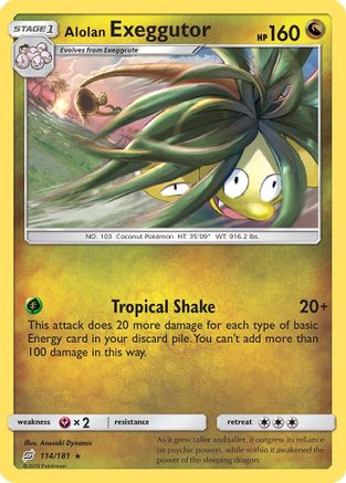 Alolan Exeggutor (114) 114/181 - SM  Team Up