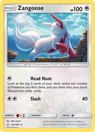 Zangoose/181 - SM  Team Up Holofoil