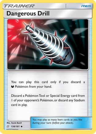 Dangerous Drill/181 - SM  Team Up Reverse Holofoil