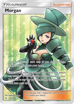 Morgan (Full Art)/181 - SM  Team Up Holofoil
