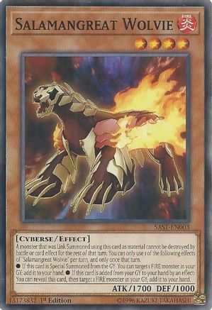 Salamangreat Wolvie (SAST-EN003) - Savage Strike 1st Edition