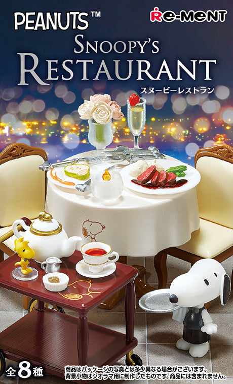 Snoopy Restaurant (1 Random Box) (Re-ment Blind Box)