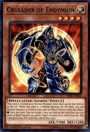 Crusader of Endymion (SR08-EN006) - Structure Deck: Order of the Spellcasters 1st Edition