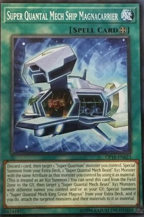 Super Quantal Mech Ship Magnacarrier (OP10-EN023) - OTS Tournament Pack 10 Unlimited