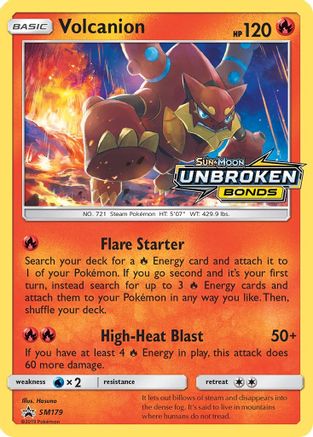 Volcanion - SM179 (Prerelease)/248 - SM Promos Holofoil