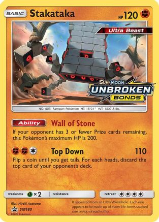 Stakataka - SM180 (Prerelease)/248 - SM Promos Holofoil