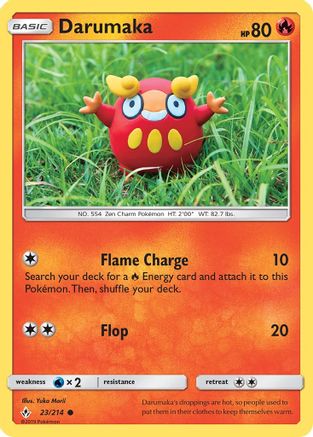 Darumaka 23/214 - SM  Unbroken Bonds Reverse Holofoil