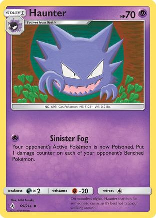 Haunter 69/214 - SM  Unbroken Bonds
