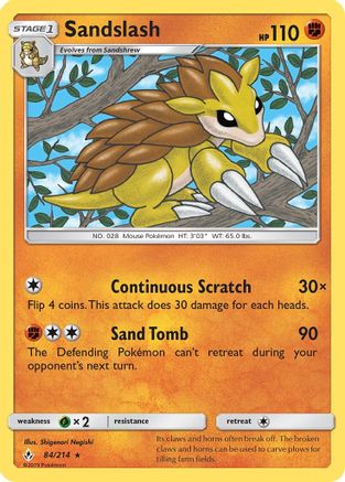 Sandslash/214 - SM  Unbroken Bonds