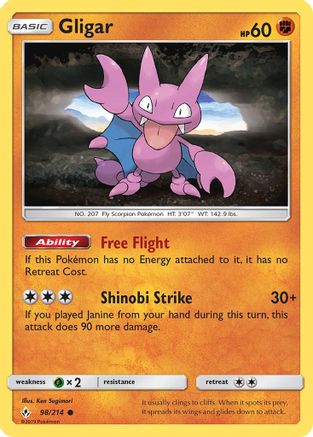 Gligar/214 - SM  Unbroken Bonds
